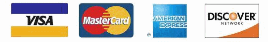 Cards accepted, Visa/MC/Disc/Amex